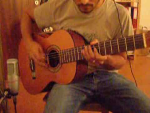 Fraggle Rock theme song on acoustic guitar