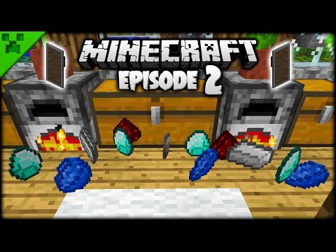 PythonMC - Minecraft Shields The Best Thing Ever?! | Python's World (Minecraft Survival Let's Play) | Episode 2