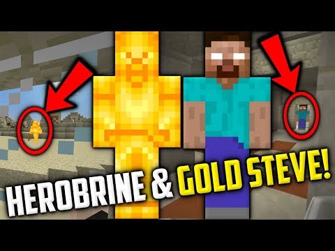 HEROBRINE NEL SEED DI GOLD STEVE! - MINECRAFT ITA - LIVE