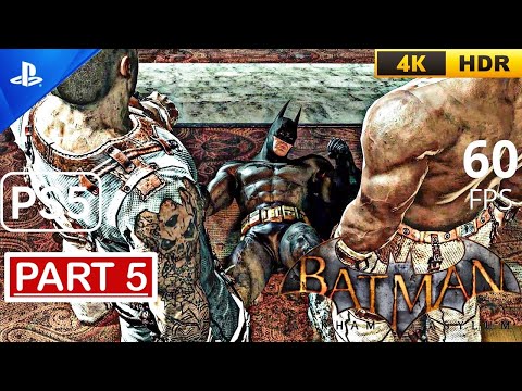Batman Arkham Asylum Remastered PS5 - Gameplay Walkthrough (60FPS 4K HDR) Part 5 No Commentary
