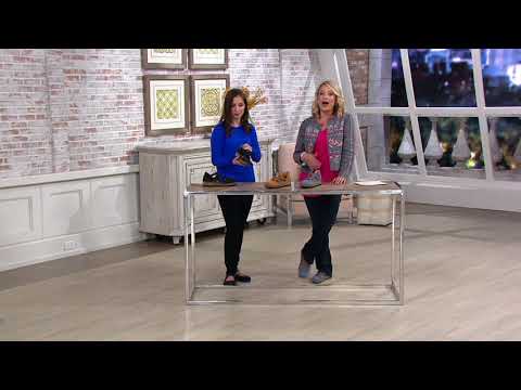 Naot Suede Ghillie Lace Cut Out Flats - Calathea on QVC