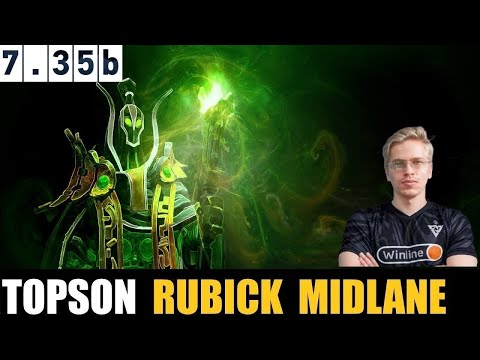 🔥TOPSON [RUBICK] MID 7.35b - DOTA 2 HIGHEST MMR MATCH #dota2    #dota2gameplay #topson