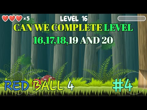 CAN WE COMPLETE LEVEL 16,17,18,19 AND 20 | RED BALL 4 | TSO GAMING