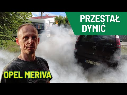 Engine burns oil, car smokes! 🚗💨 How to remove smoke? TEC 2000 flush test 🟢 Opel Meriva 1.6 16V