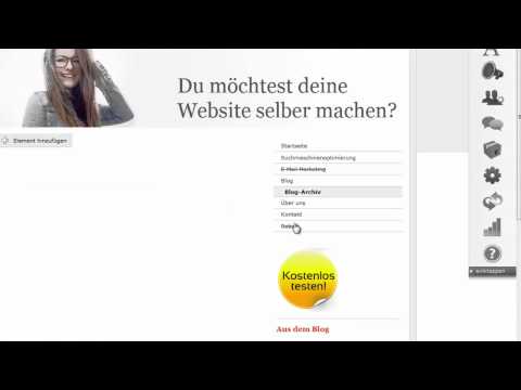 Wie man ein Blog-Archiv in Jimdo einrichtet