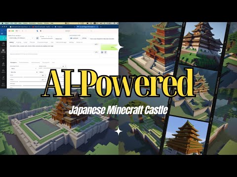 SamSeen - Epic Japanese Castle Creations in Minecraft | AI-Powered Building Magic