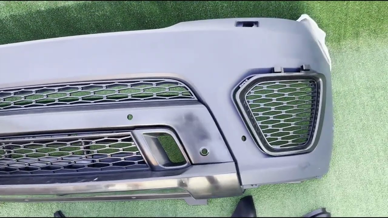 Передний бампер с решеткой SVR (2013-2018) Video 1