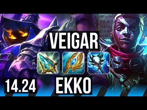 VEIGAR vs EKKO (MID) | VN Challenger | 14.24