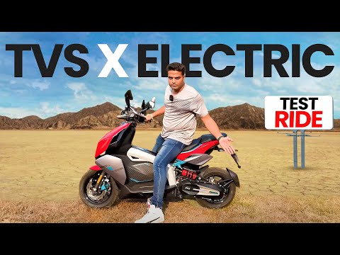 You Won't Believe What We Discovered During the TVS X Electric Scooter Track Test Ride Review