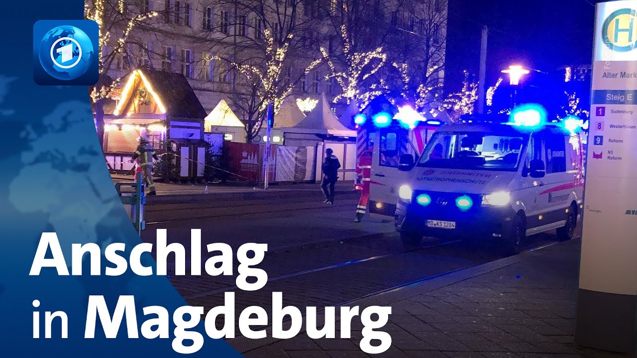 Magdeburg: Offenbar Anschlag mit Auto auf Weihnachtsmarkt