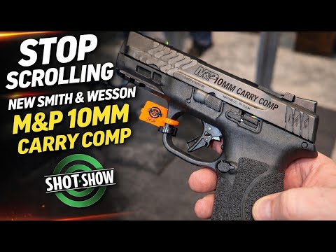 INSANE 10MM at SHOT Show NEW Smith & Wesson PERFORMANCE CENTER M&P 10MM Carry Comp!