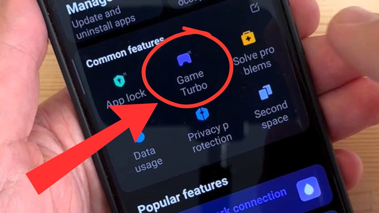 Where is GAME TURBO on Xiaomi REDMI Phones