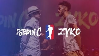 POPPIN C vs ZYKO | I LOVE THIS DANCE ALL STAR GAME 2016