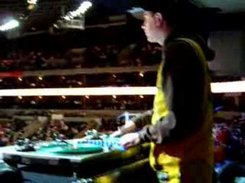 Dj Spair at Oracle Arena  (Oakland Faders)