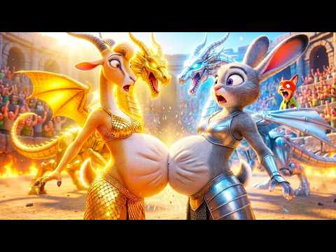 PREGNANT DRAGON BATTLE! 🐉💥Judy’s REVENGE on Gazelle?! (Ending Goes Wrong