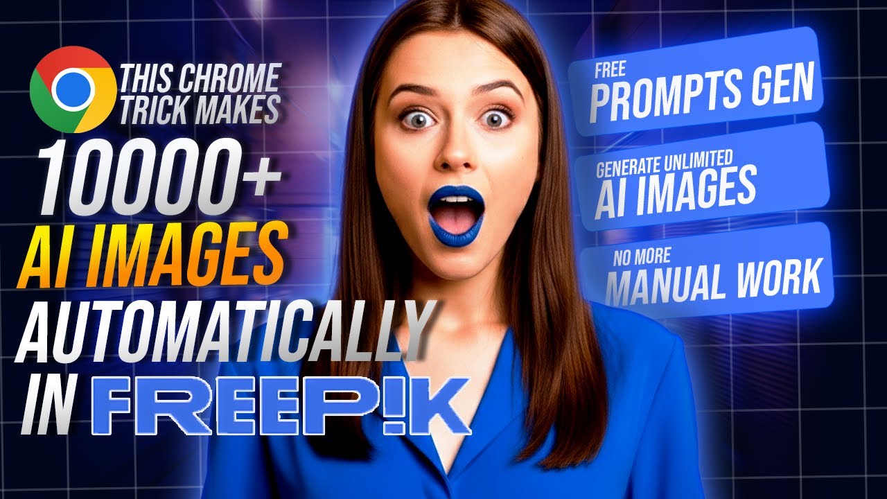 This Chrome Trick Makes AI Images Super Fast Automatically In Freepik Pikaso Image Generator