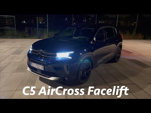 Citroen C5 AirCross 2023 - FIRST look at night in 4K | Exterior - Interior (details)