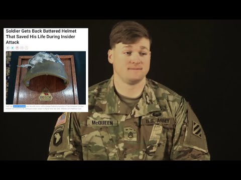 Enhanced Combat Helmet ballistic test