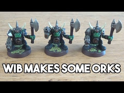 Wib Makes Some 2nd Edition Ork Boyz