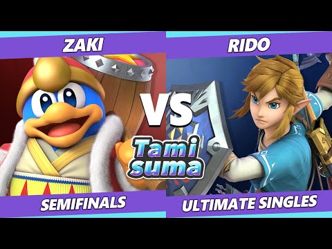 TAMISUMA 169 Semifinals - ZAKI (Dedede) Vs. Rido (Link) Smash Ultimate SSBU
