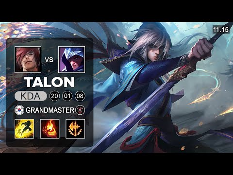 Talon Mid vs Sett - KR Grandmaster Patch 11.15