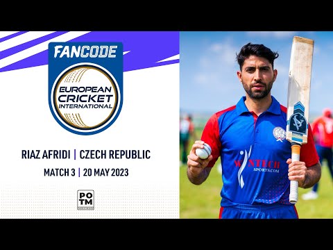 POTM: R.Afridi - HUN vs CZR | Highlights | FanCode ECI Austria | 20 May 2023 | ECI23.051