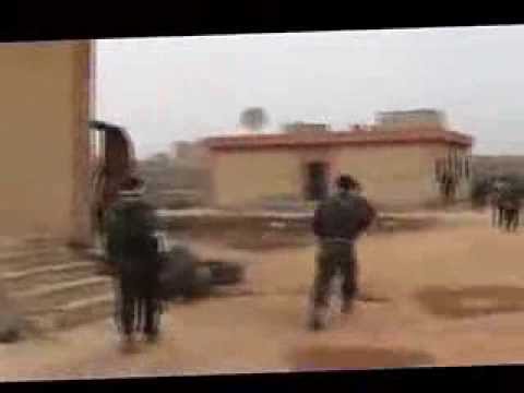 جولة ميدانية داخل الفوج 46 في محيط الأتارب بعد السيطرة عليه من تنظيم داعش من قبل مقاتلي فصائل الجيش الحر