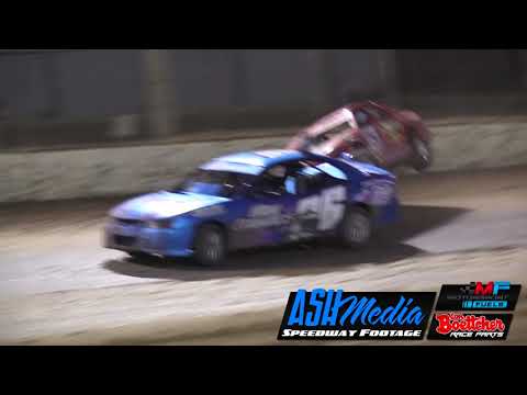Production Sedans: Jack Milthorpe Rollover - Moama Speedway