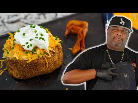 The Ultimate Chicken Stuffed Baked Potato!