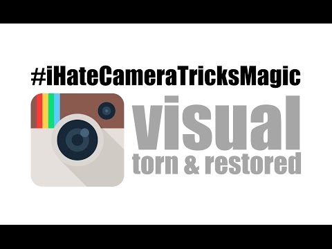 Visual Torn & Restored Card | #iHateCameraTricksMagic