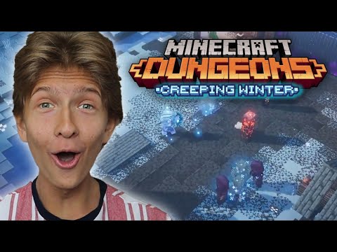 Minecraft Dungeons Creeping Winter DLC - FULL Walkthrough