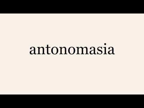 antonomasia