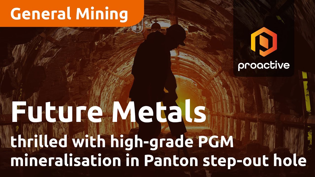 Future Metals thrilled with high-grade PGM mineralisation in Panton step-out hole