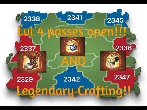 Pass opening in 7 imperium kvk 2! LEGENDARY crafting and map review