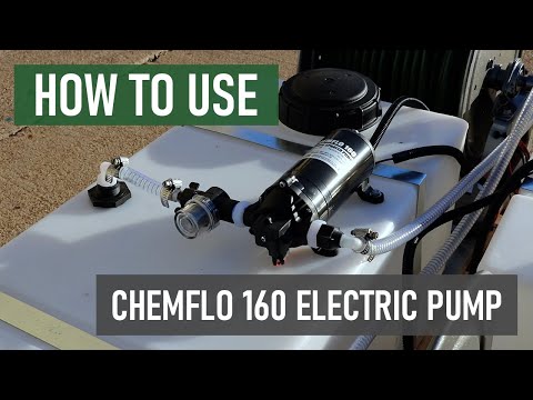How to Use the Chemflo 160 Electric Sprayer Pump [Skid & Rig Equipment]