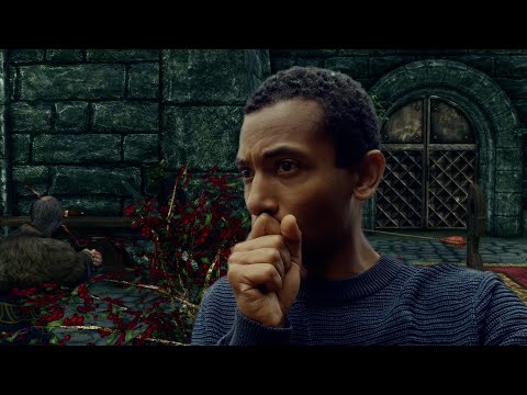 I am at Vittoria Vici's wedding in Skyrim but as a guest