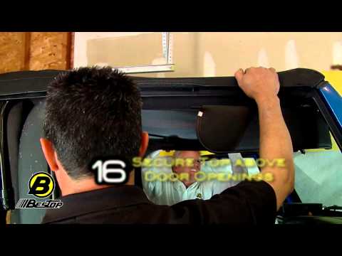 Bestop Replace-A-Top for 97-06 Jeep Wrangler TJ Install - Part 2