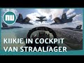 Kijkje in cockpit van straaljager tijdens eerbetoon in VS | NU.nl