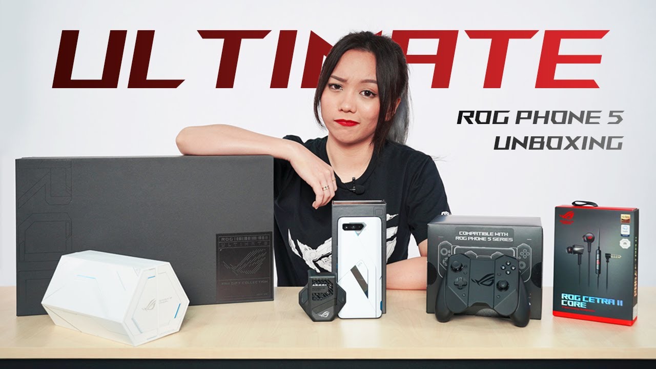 ROG Phone 5 ULTIMATE Unboxing - Ultimate Fan Gift Set and more!