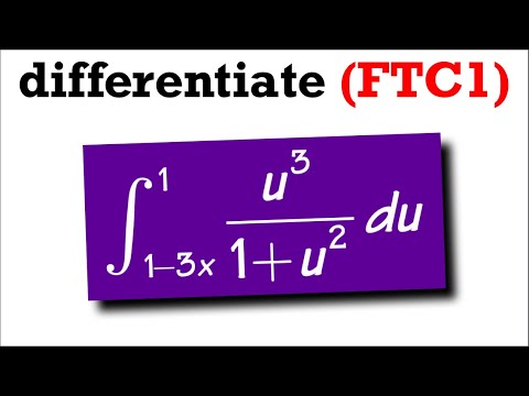 Fundamental theorem of calculus (part 1) example#2
