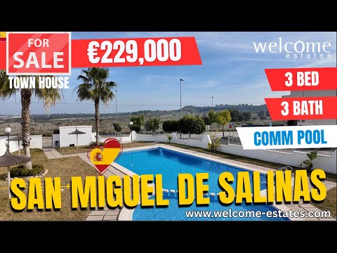 FOR SALE: Townhouse in San Miguel de Salinas | 3 Bed, 3 Bath | €229,000 🇪🇸