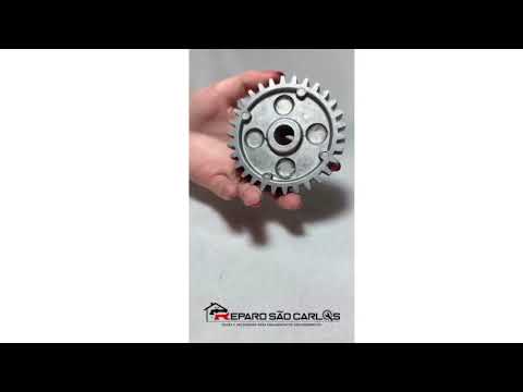 ENGRENAGEM 30 DENTES PARA ESPETO FRANGUEIRA OU ASSADOR OU FORNO 80mm  ALUMINIO