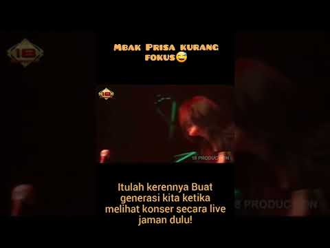 Prisa rianzi kurang fokus saat konser bersama J rocks 😁