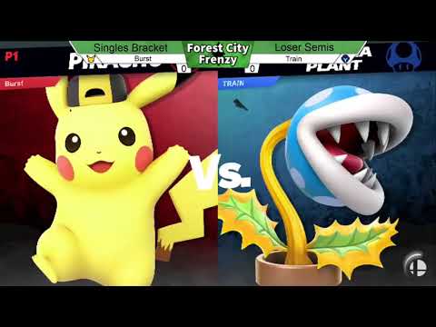 WU10 - Losers Semis - Burst (Pikachu) vs Train (Piranha Plant)