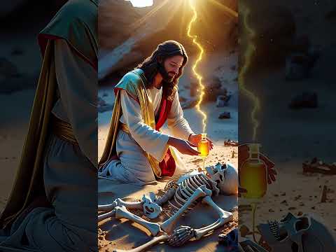 The Miraculous Appearance of Jesus in the Desert Wreckage