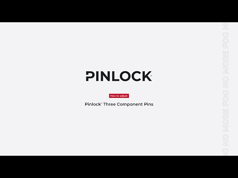How to adjust the Pinlock® Three Component Pins