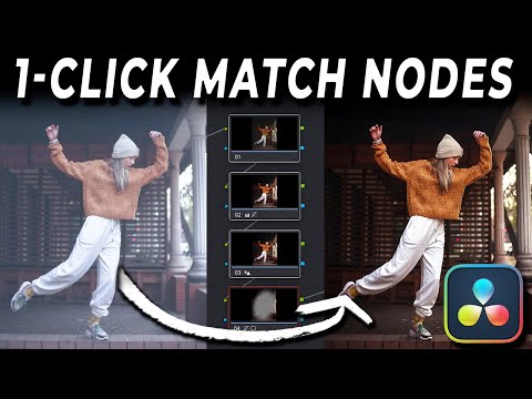COPY/PASTE Color Grade NODES in 1-CLICK in DaVinci Resolve 17 | Quick Tip Tuesday!