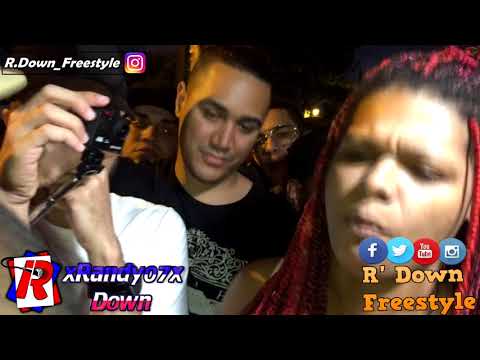 RENVACHA!!! Guady Mercy Vs. Jr La Suprema - Batalla De Freestyle EN LA PLAZA GUIBIA
