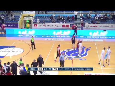 Nesportski i sramotan potez Marka Ljujića na utakmici HKK Široki - HKK Zrinjski 91-75