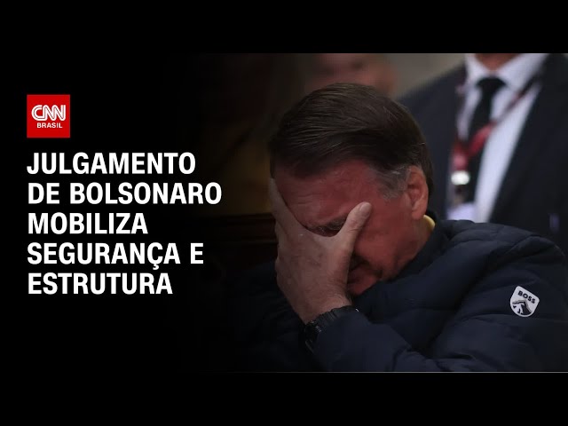 Plano de golpe: julgamento de Bolsonaro mobilizará segurança e estrutura | CNN NOVO DIA